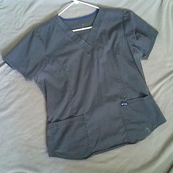 Gray swell scrub top - Picture 1 of 3